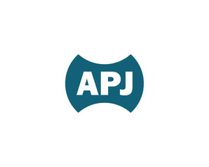APJ logo design vector template