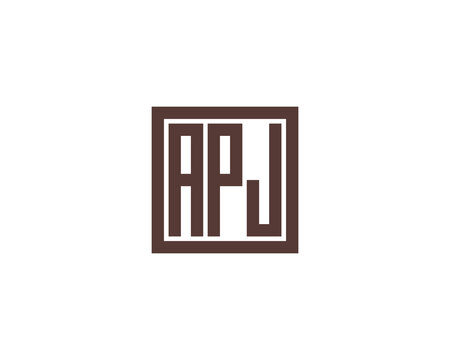 APJ logo design vector template