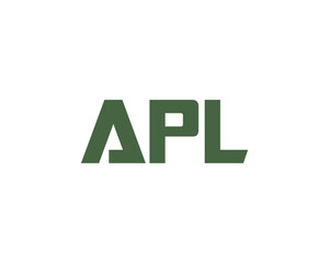 APL logo design vector template