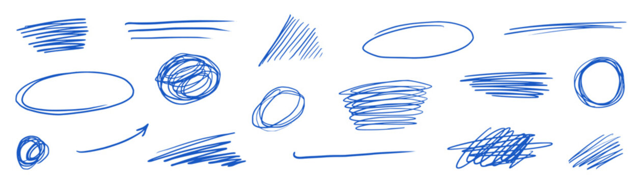 Scratch pen line scribble pencil vector. Scratch texture, pen line sketch mark, brush stroke. Hand drawn doodle grunge graffiti texture marker stroke. Pencil scrawl effect. Vector illustration