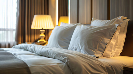 Luxury hotel bedroom