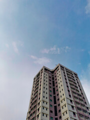 Obraz premium apartment building with sky