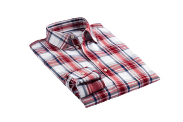 Plaid Shirt Design Isolated On Transparent Background