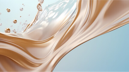 Water splash background, water attack impact and flutter in air explosion