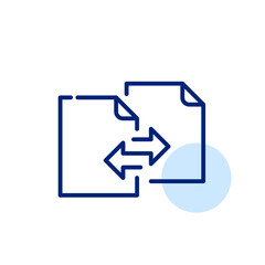 File synchronization. Pixel perfect, editable stroke