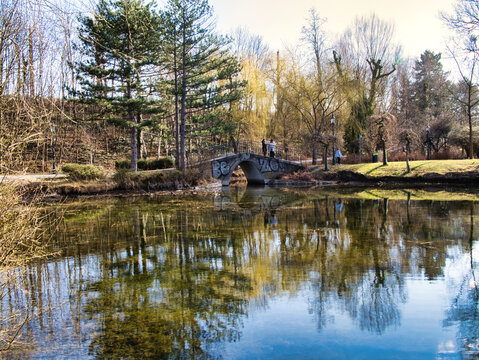 Local water park in Vienna, a popular recreational spot