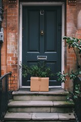 Package delivered at the front door Generative Ai