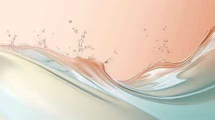 Water splash background, water attack impact and flutter in air explosion
