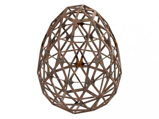 Wireframe Shape Geometric Egg 3D print model