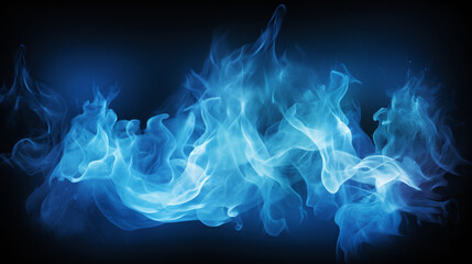 The blue flame special background