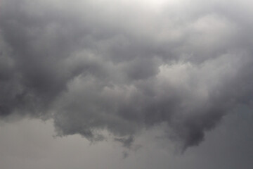 background of black clouds before a storm