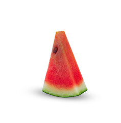 watermelon slice isolated on a white background