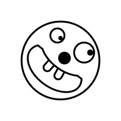 Fototapeta premium April fools day icon line vector. April fools symbol for web site mobile app logo UI design.