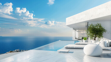White architecture on Greece.