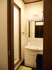 ホテルの洗面場の様子