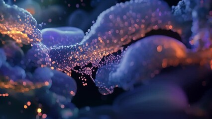 A hypnotic display of elasticity as a sponge bounces back and forth between states of compression and expansion showcasing its innate ability to bounce back.