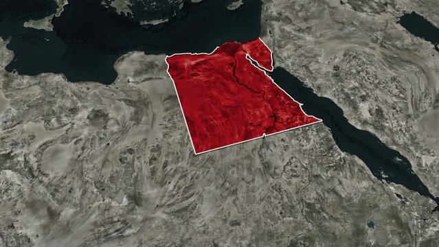 Egypt - country map