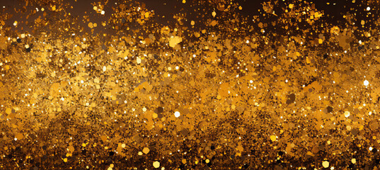 Gold glitter texture sparkling background