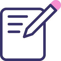 Obraz premium Contact Us Contact Form Icon in Dualtone Style