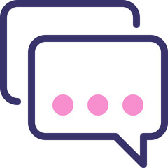 Contact Us Message Icon in Dualtone Style