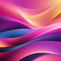 abstract background with waves, generative ai