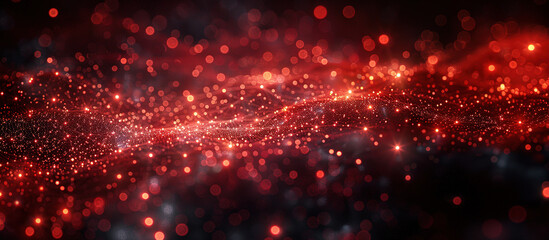 Obraz premium Abstract red element over black Background. Web design, album, notebook, magazine design