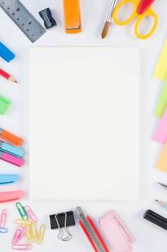 Notebook School Office Tools White Background 2