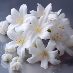 Jasmine Flower Delicate Fragrant White