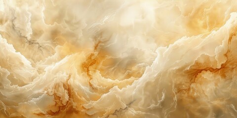 Gentle and fluid beige abstract watercolor wash, perfect as an artistic background