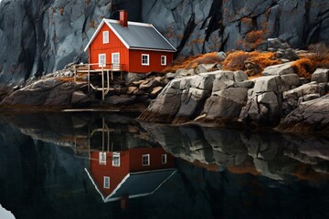 a house on the water