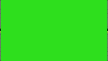 opening and closing gate green screen for youtube or game video	