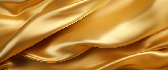 Close Up of Gold Colored Fabric