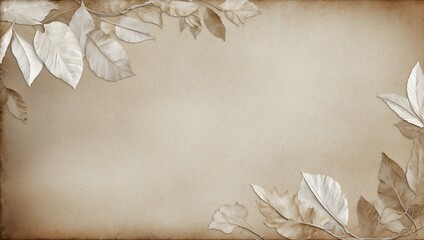  Paper Textures with white silver leaf