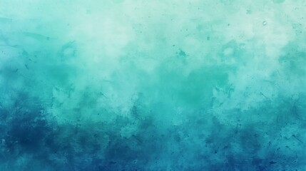 blue green watercolor , grainy noise grungy spray texture color gradient rough abstract retro vibe background shine bright light and glow , template empty space - obrazy, fototapety, plakaty