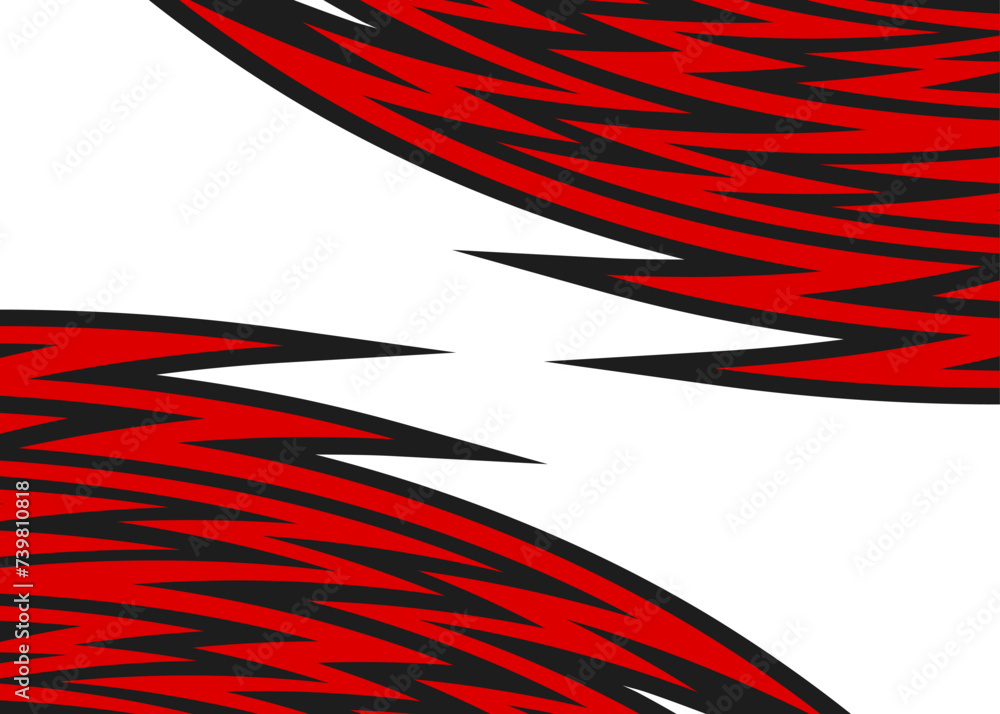 Poster abstract background with curved spike line pattern and with some copy space area