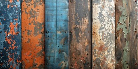 Weathered and patinated vintage wood grain overlay, reflecting rustic history