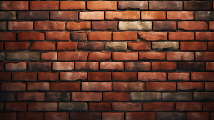 Brick wall background, wall pattern texture, vibrant