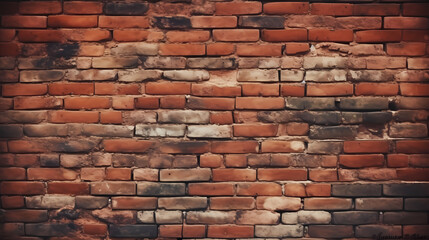 Brick wall background, wall pattern texture, vibrant