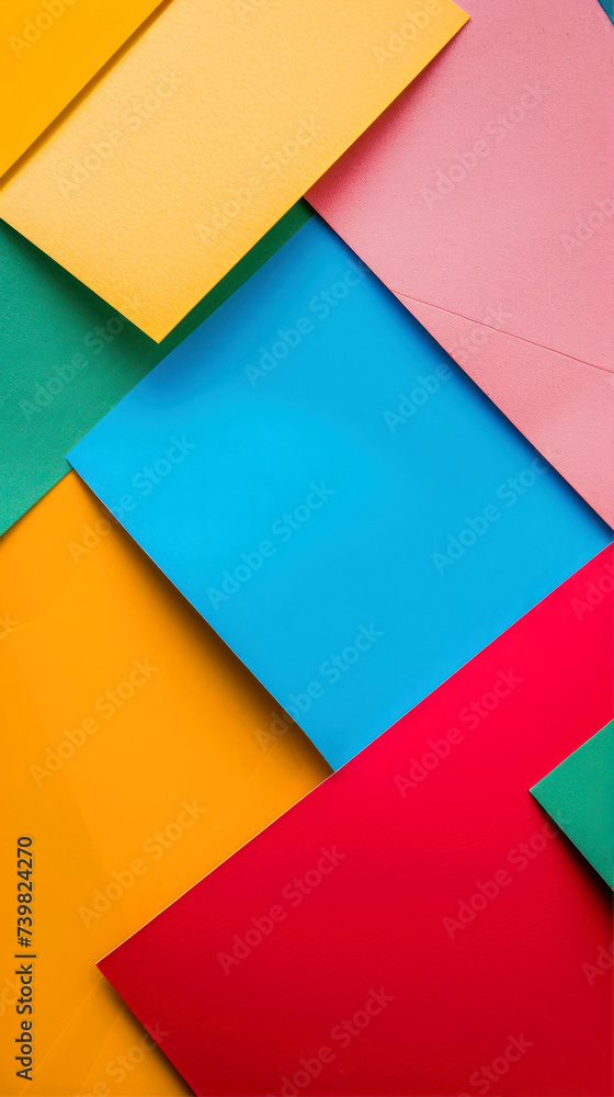 Poster colorful paper background with copy space for your text or image.