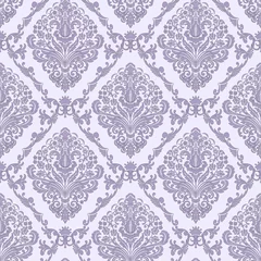Foto auf Glas Damask Seamless Pattern Element Vector Classical Luxury Old Fashioned Damask Ornament Royal Victoria 17 © Rabab