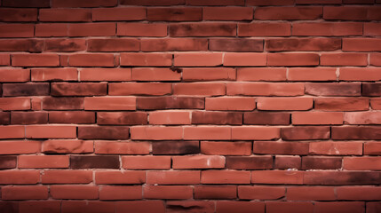 Fototapeta premium Brick wall texture pattern background, 3D rendering illustration