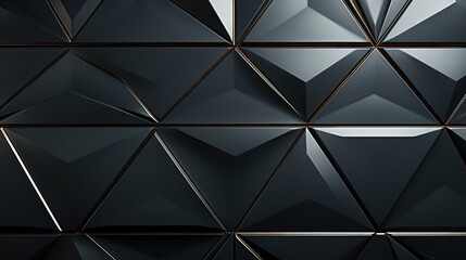 Fototapeta na wymiar Semigloss wall background with tiles triangular in shape backgrounds