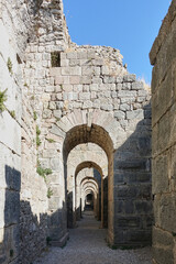 Temple Of Trajan Pergamon Bergama Izmir Turkey