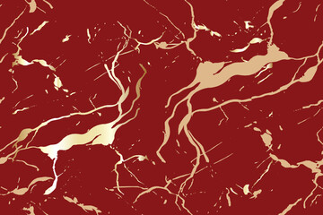Red Marble Texture With Golden veins MarbleTexture For Interior exterior Home decoration And Ceramic Wall Tiles And Floor Tiles Surface background illustration.
