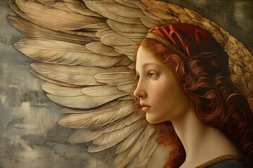 Profil of an angel 