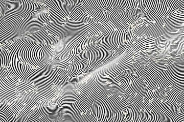 Abstract wavy lines background