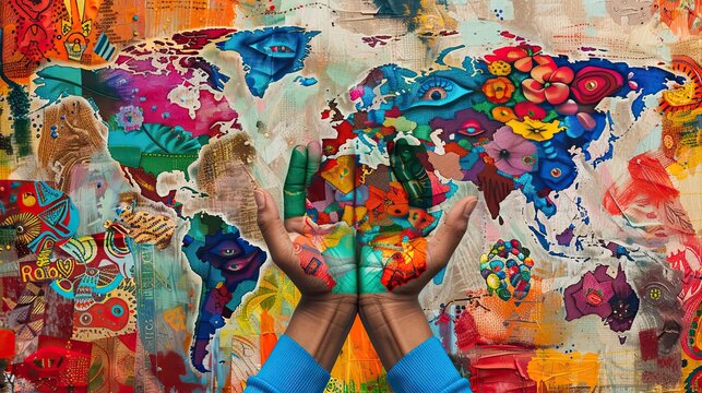 artwork that celebrates the rich tapestry of diversity in our world