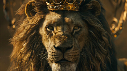 Lion with a King crown.