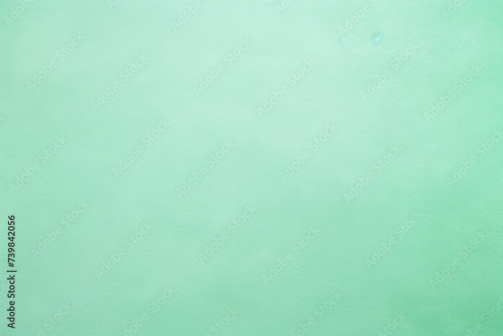 Poster mint green blank background template with horizontal copy space and paper texture