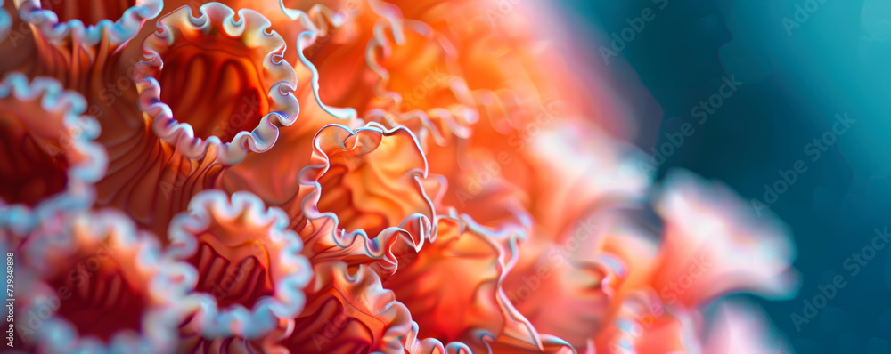 Poster amorphous structure changing its shape